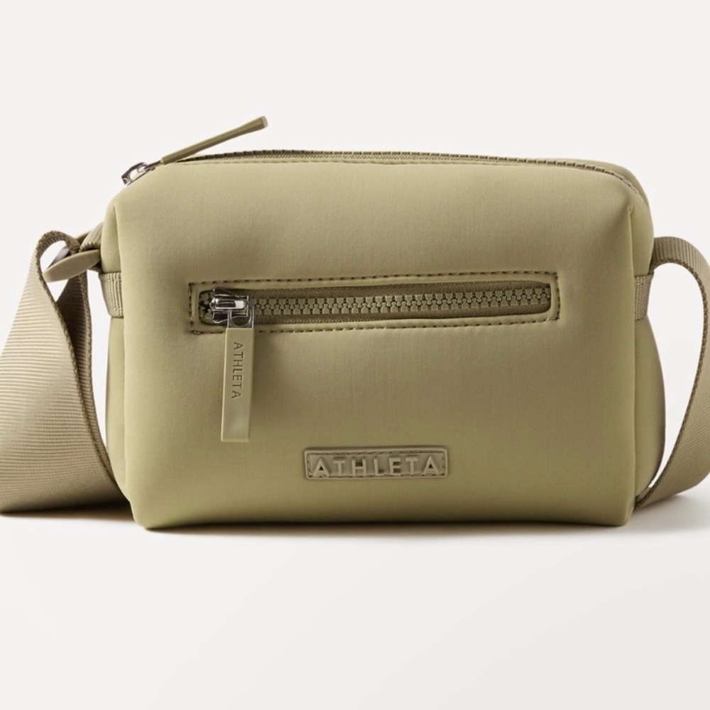 NWT Athleta Diem Crossbody Bag in Olive Color